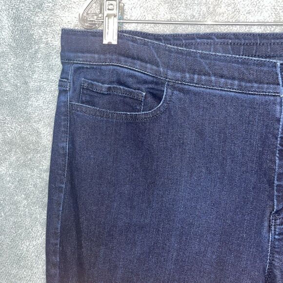 J Jill Jeans Womens 16 Tall Blue Legging Skinny Stretch Dark Wash 5 Pockets - Picture 9 of 10